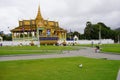 Outdoor in The Phnom Penh Royal Palace in Cambodia Royalty Free Stock Photo