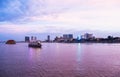 Phnom Penh Sunset Cruise in Cambodia Royalty Free Stock Photo