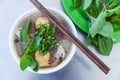 Pho, famous vietnamse noodle soup Royalty Free Stock Photo