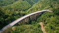 Pho Khun Pha Muang bridge. The high concrete bridge in Phetchabun province, Thailand. Connect northern to northeast.