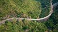 Pho Khun Pha Muang bridge. The high concrete bridge in Phetchabun province, Thailand. Connect northern to northeast.