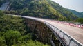 Pho Khun Pha Muang bridge. The high concrete bridge in Phetchabun province, Thailand. Connect northern to northeast.