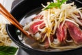 Pho - Vietnamese Rare Beef noodle soup