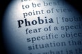 Definition of the word phobia