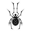 Phobia spider icon, simple style