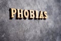 Phobias word view