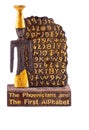 Phoenicians alphabet Royalty Free Stock Photo