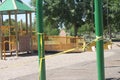 Covid park playground swings 0019