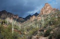 Phoenix, Arizona. Apache Trail scenery Royalty Free Stock Photo