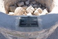 Abandoned Scorpion Gulch store near South Mountain Park - historical plaque