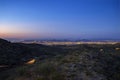 Phoenix, Arizona Panorama At Night Royalty Free Stock Photo