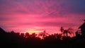 Phoenix Arizona sun set Royalty Free Stock Photo