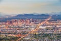 Phoenix, Arizona, USA downtown cityscape at dusk