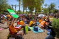 PHOENIX, ARIZONA-USA Ã¢â¬â MAY 18, 2019- Crowd with signs at the Arizona March for Medical Freedom