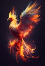 Fire Phoenix bird