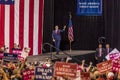 PHOENIX, AZ - AUGUST 22: U.S. Vice President Mike Pence waves & welcomes supporters at a rally by. Arizona, Vice President Royalty Free Stock Photo