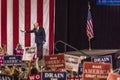 PHOENIX, AZ - AUGUST 22: U.S. Vice President Mike Pence waves & welcomes supporters at a rally by. Donald Trump, Civics Royalty Free Stock Photo