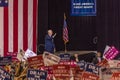 PHOENIX, AZ - AUGUST 22: U.S. Vice President Mike Pence waves & welcomes supporters at a rally by. 2016 Presidential Fund Raiser & Royalty Free Stock Photo