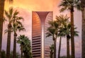 Phoenix, Az sunset valley of the sun Royalty Free Stock Photo