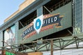 Chase Field, home to the Arizona Diamondbacks, in Phoenix, AZ. Royalty Free Stock Photo