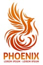 Phoenix Bird Animal Design Icon Mascot Symbol