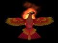 Phoenix Bird Fire Royalty Free Stock Photo