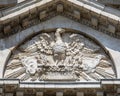 Phoenix Carving on St. Pauls Cathedral in London, UK Royalty Free Stock Photo