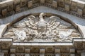 Phoenix Carving on St. Pauls Cathedral in London, UK Royalty Free Stock Photo