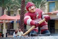 Phoenix Coyotes promotional blow-up player in Glendale, AZ, USA