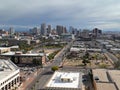 Phoenix downtown aerial view, Phoenix, AZ, USA Royalty Free Stock Photo