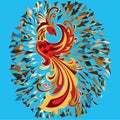 Phoenix Fire bird legend Firebird illustration