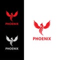 Phoenix Flying with Line Body Logo