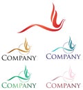 Phoenix Logo Royalty Free Stock Photo