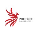 Phoenix logo creative logo of mythological bird