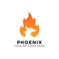 Phoenix Logo Design Inspiration. vector illustration Royalty Free Stock Photo