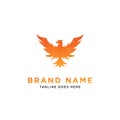 Phoenix Logo Design Inspiration. vector illustration Royalty Free Stock Photo