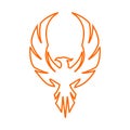 Phoenix logo, Phoenix icon, simple vector icon