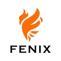 Phoenix logo vector. Fenix logo design. Fire bird