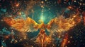 Phoenix Rising Symbolizes Overcoming Addiction and Renewal