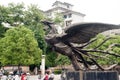 Phoenix sculpture in downtown of Fenghuang ancient city.