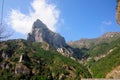 Phoenix shaped cloud over Guanying Peak