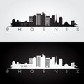 Phoenix skyline silhouette.
