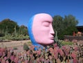 Phoenix/Tempe, Arizona: Jun Kaneko - Ceramic Sculpture PINK/BLUE HEAD