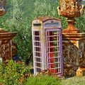 Phone Booth in Junk Shop Royalty Free Stock Photo