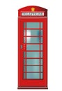 Phone booth vector