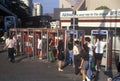 Phone booths in Hong Kong Royalty Free Stock Photo