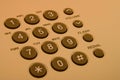 Phone buttons Royalty Free Stock Photo