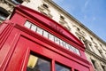 Phone cabine in London Royalty Free Stock Photo