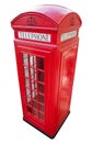 Phone cabine in London Royalty Free Stock Photo