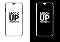 Phone clip art for mock up, vector smartphone